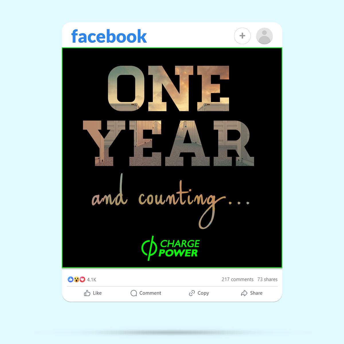 Chargepower 1st Anniversary